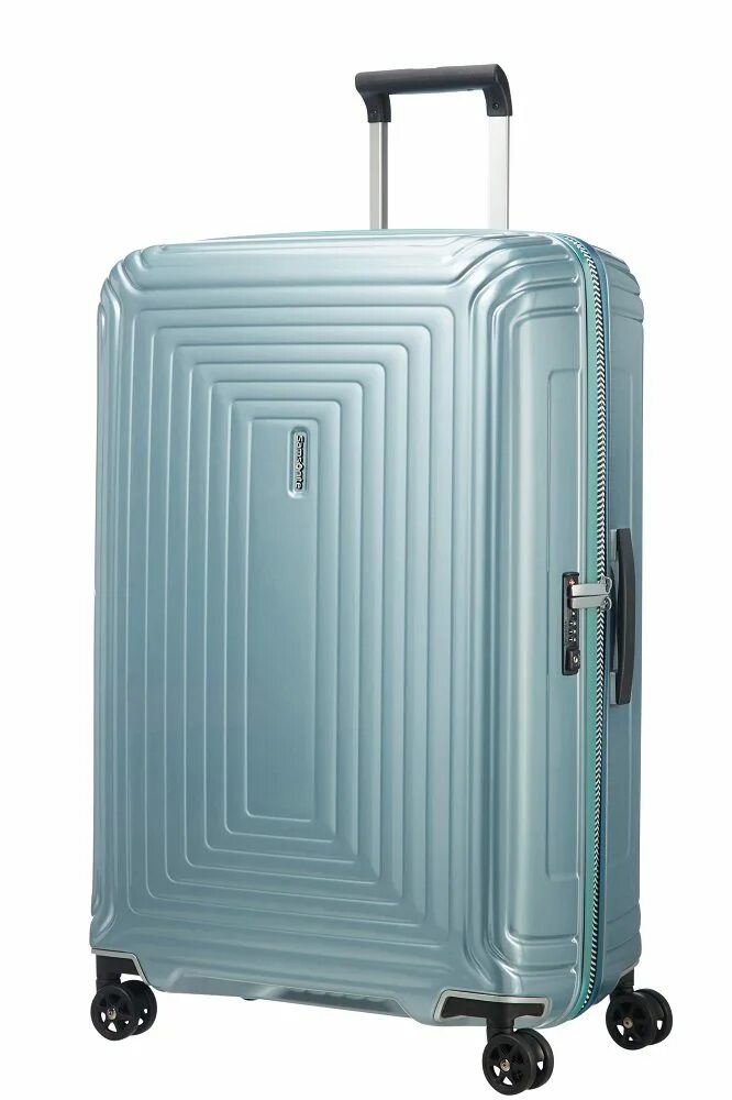 Купить чемодан озоне недорого. Чемодан самсонайт голубой. Samsonite бирюзовый чемодан. Чемодан Samsonite Bicknell. Самсонайт Американ Туристер.