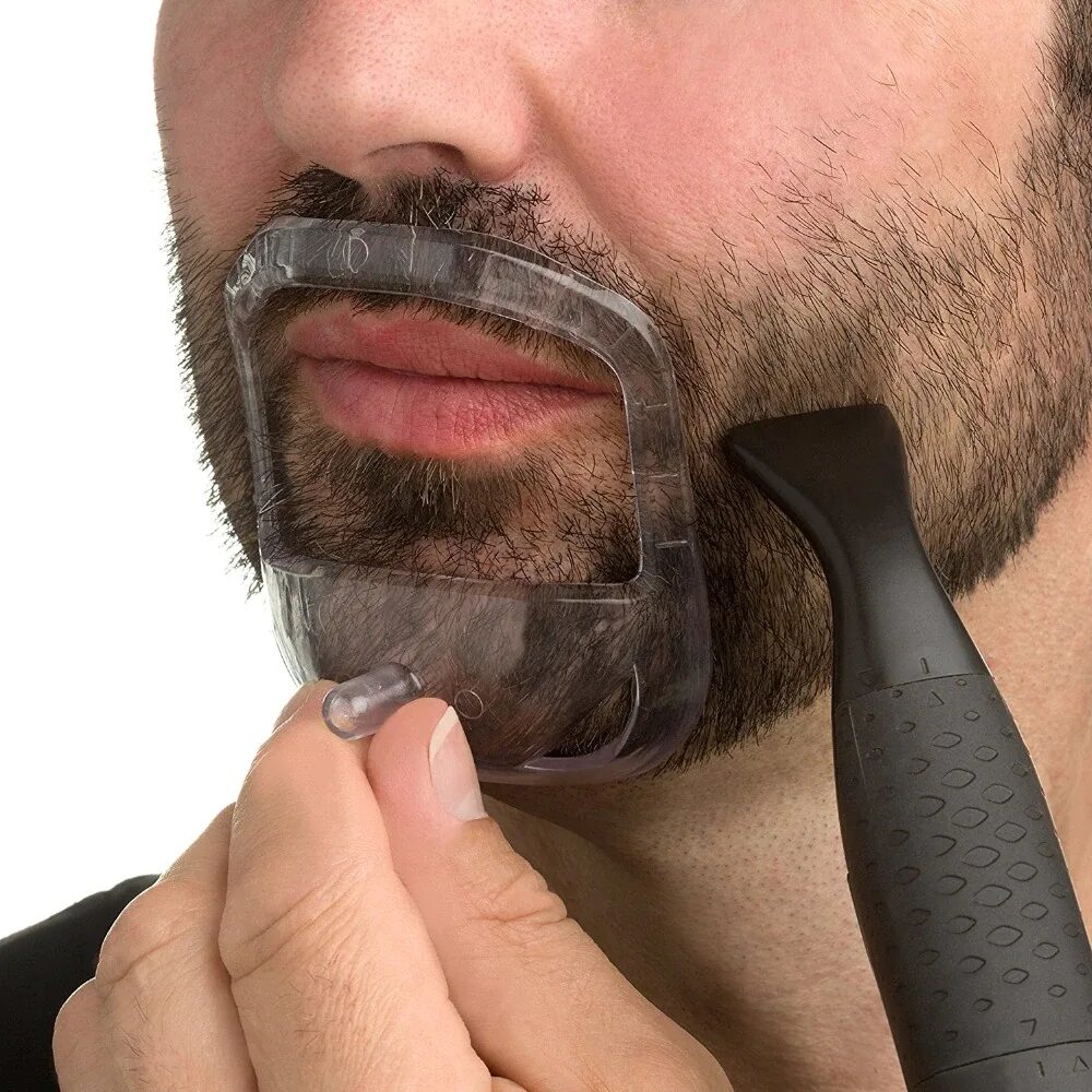 Шаблон для бритья эспаньолки. Форма для бритья бороды. Стрижка бороды. Трафарет для бритья бороды и усов.