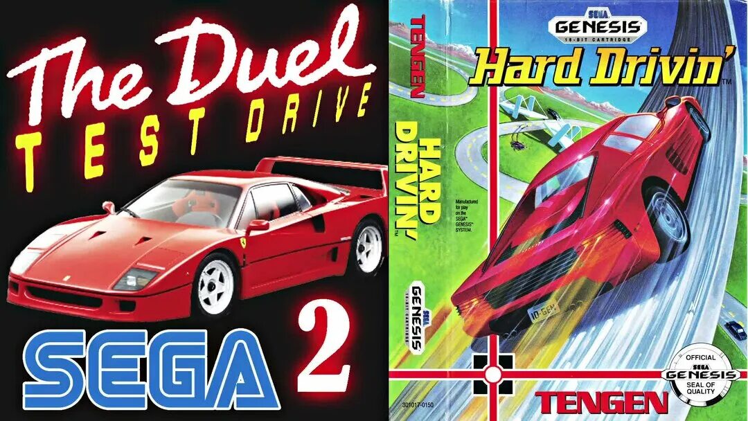 Тест дуэль. Test Drive II - the Duel Sega. Сега тест драйв 2. Сега 1991. Sega Mega Drive 2 игры гонки.