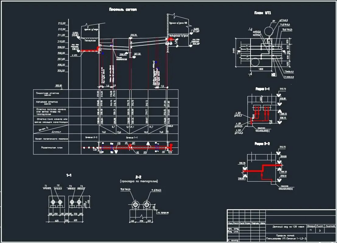 Исполнительная тепловые сети. Dwg проект теплосети в лотках. Тепловая камера тепловых сетей чертеж. Профиль теплотрассы чертежи. Компенсатор теплотрассы чертежи dwg.