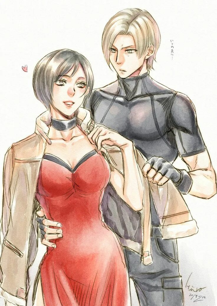 Ada wong x leon. Ada wong and leon.