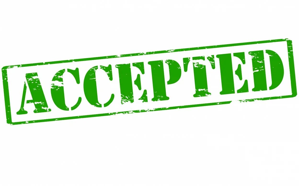Accepted send. Печать принят. печать accepted. принят в клан. печать отказано.