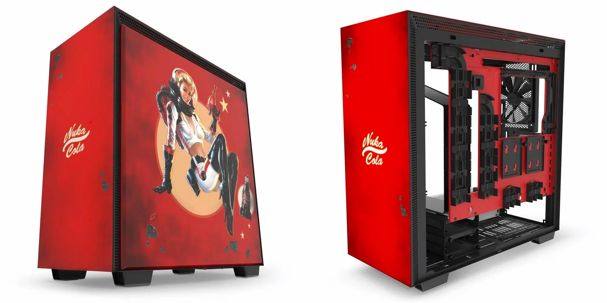 NZXT h700 Nuka Cola. NZXT h700. NZXT Fallout корпус. Корпус NZXT Fallout h500.