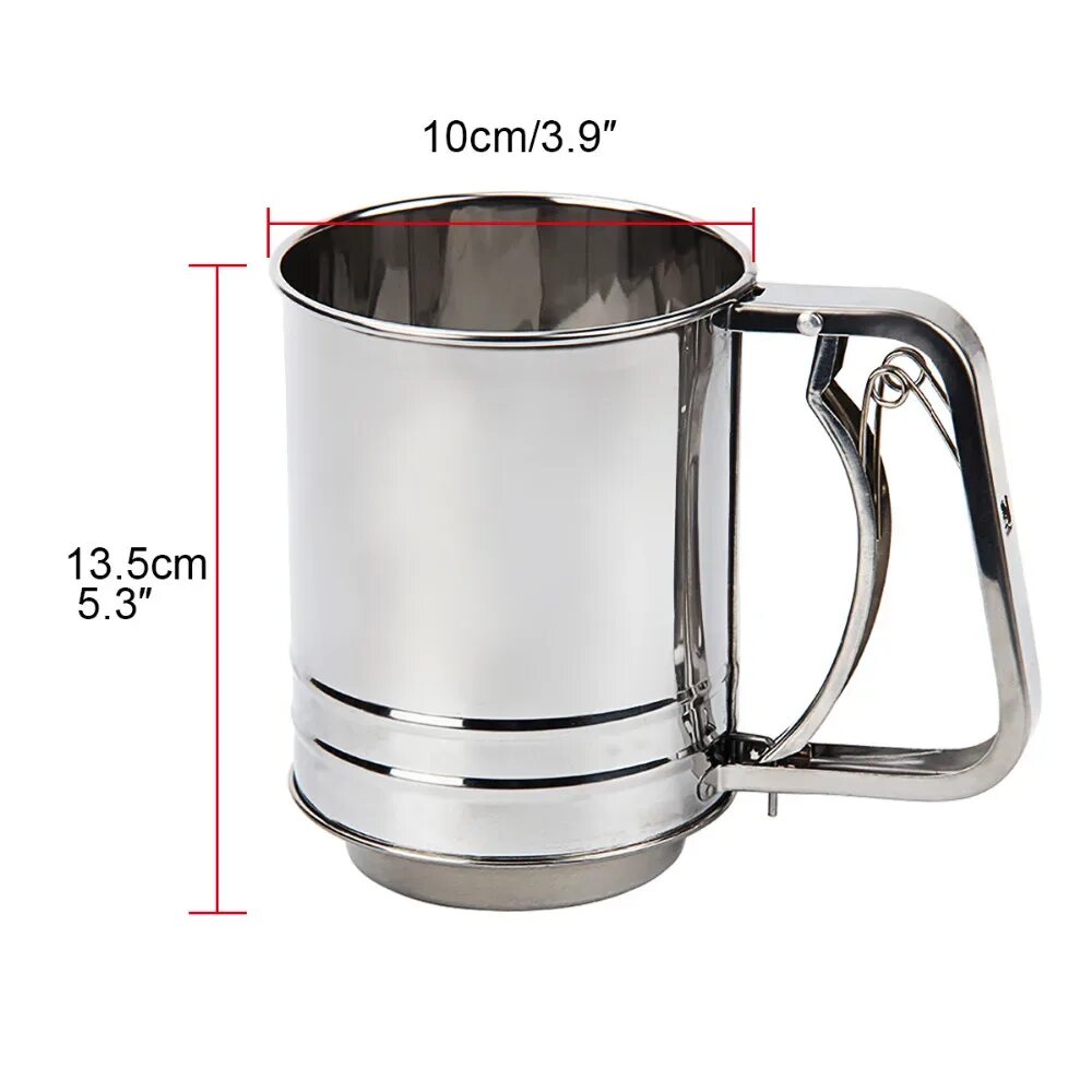 Сито- кружка для просеивания муки fornata, 10*9,5 см 006640. 10 см, объем 375 гр. Кружка сито для муки починить. Кружка-сито, арт. Кружка сито для муки починить.