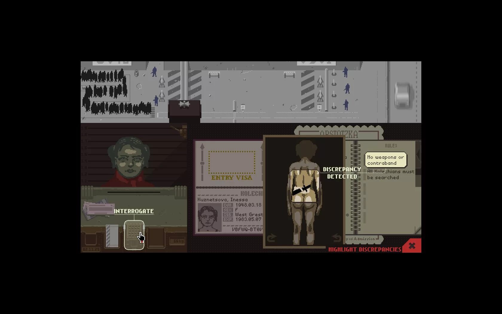 That s not my neighbor papers please. Papers please сканер. Сканер в Пейпер плиз. Papers please досмотр.