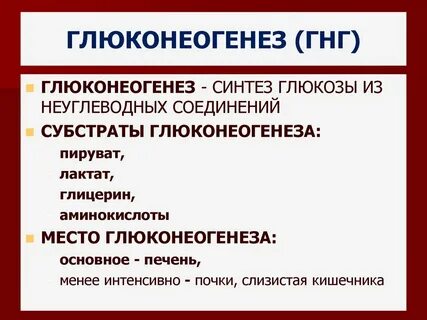 Глюкоза синтезируется в печени