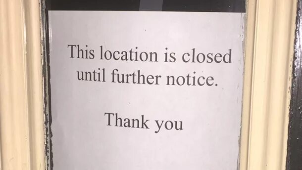 Closed until. Until further Notice. Closed until Notice. My Mind is closed until further Notice.