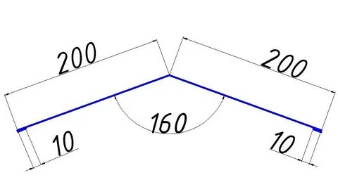 160 какой угол