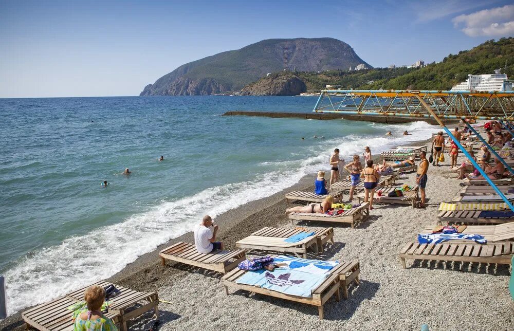 Пляжи курорта Форос на Южном Берегу Крыма