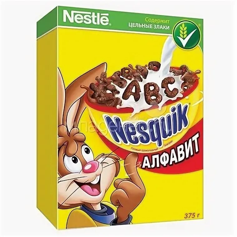 Сухой завтрак коробка. Готовый завтрак алфавит Nesquik 375г. Готовый завтрак Нестле Nesquik 375 г. Готовый завтрак Nestle Nesquik алфавит. Готовый завтрак Несквик алфавит 375 гр.