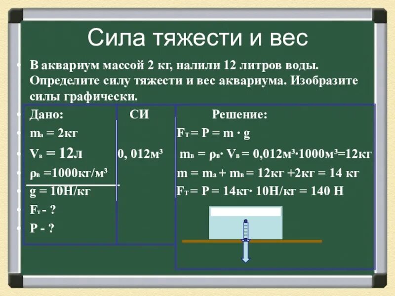 Как находится общая масса. Задачи по физике 7 класс с решением на силу тяжести. Задачи на вес по физике 7 класс. Задачи на силу тяжести 7 класс физика. Задачи на силу тяжести 7 класс физика с решением.