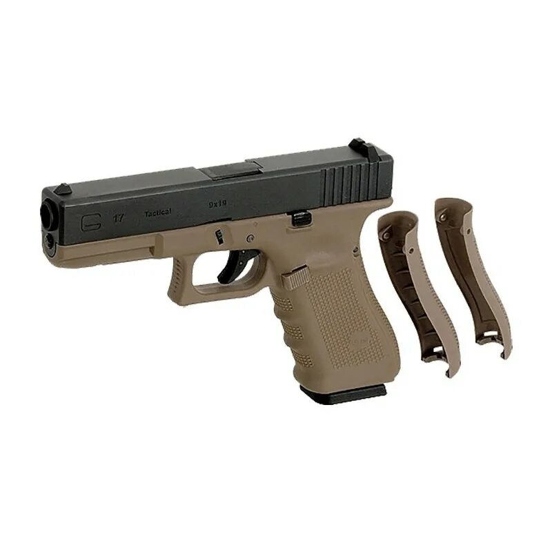 Glock страйкбол. Глок 17 страйкбольный. We Glock 17 gen4 GBB.