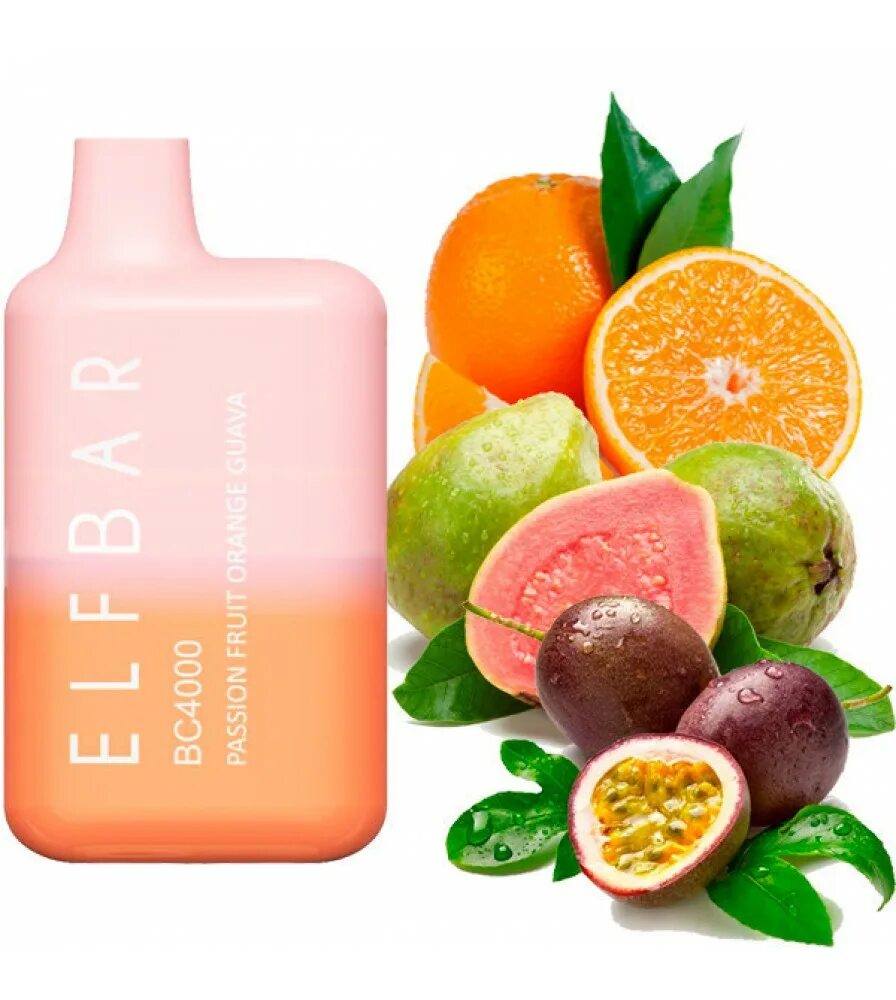 Passion fruit orange guava перевод. Elfbar bc4000 гуава. Маракуйя гуава апельсин. Elf Bar bc4000 маракуйя апельсин гуава. Эльф бар гуава.