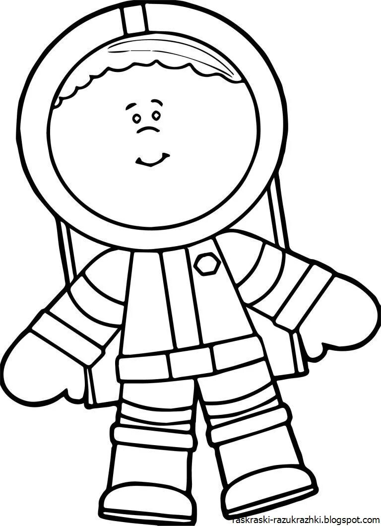 Космонавт раскраска для детей. Космонавт трафарет для детей. Раскраска Космонавта в скафандре для детей. Раскраски космос для детей 3-4 лет.