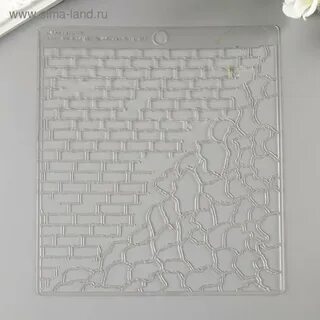 Силиконовый трафарет камень