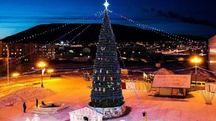 Во сколько в магадане новый год