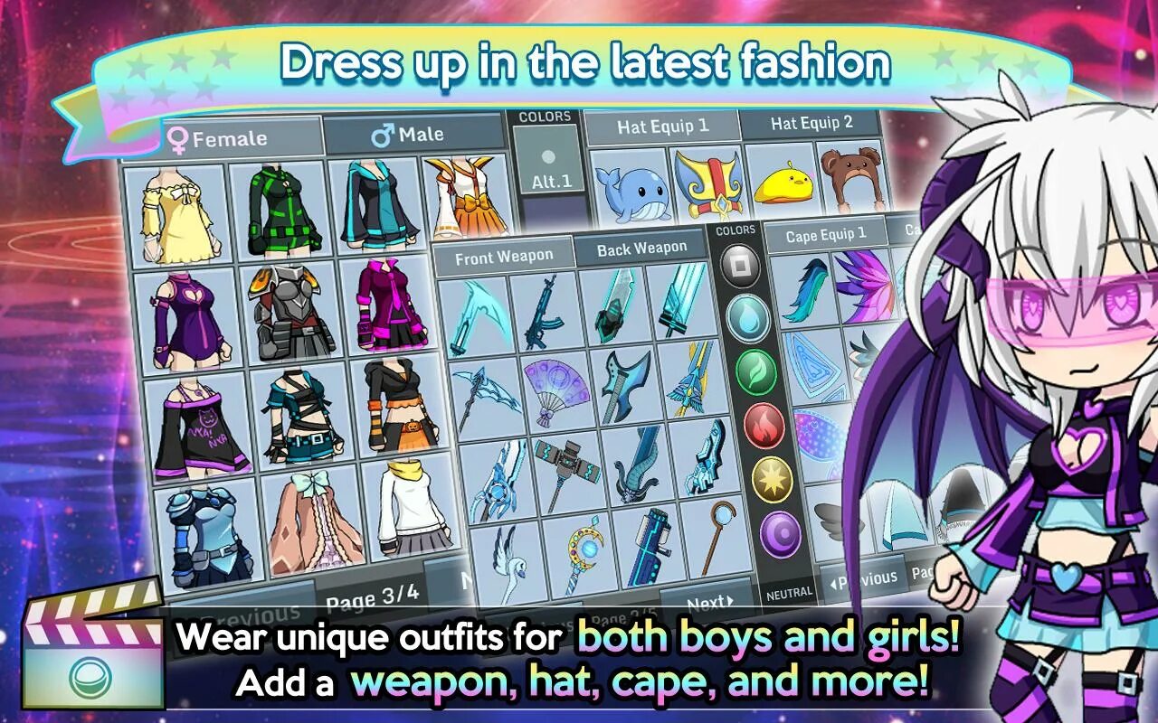 Топ гача андроид. Гача студио. gacha life studio.