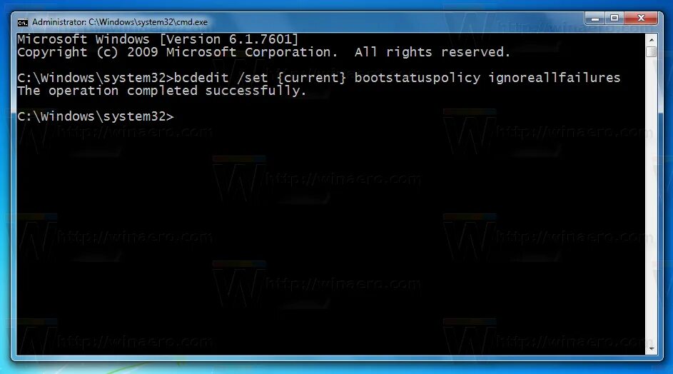 Bcdedit не удается открыть данные. Bcdedit set current recoveryenabled no. bootstatuspolicy ignoreallfailures. bcdedit location. bcdedit ignoreallfailures.