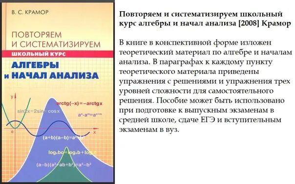 Повторяем и систематизируем школьный курс