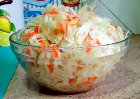 Соленая капуста без быстрого