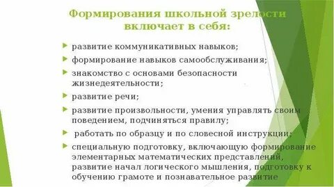 Школьная зрелость и готовность ребенка