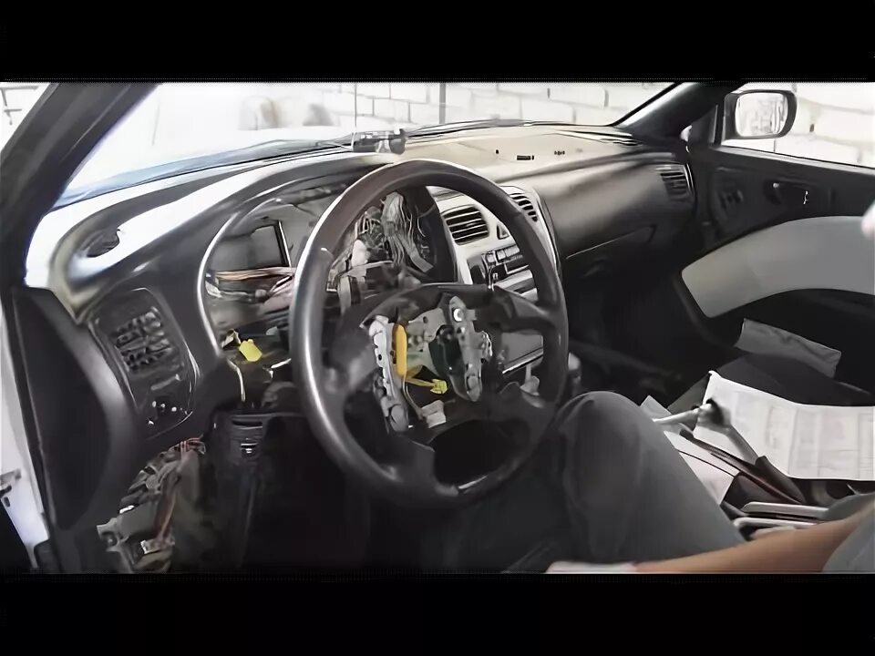 Как снять руль тойота камри 30 Removing the steering wheel and trim from the driver's side (Toyota Camry XV30,