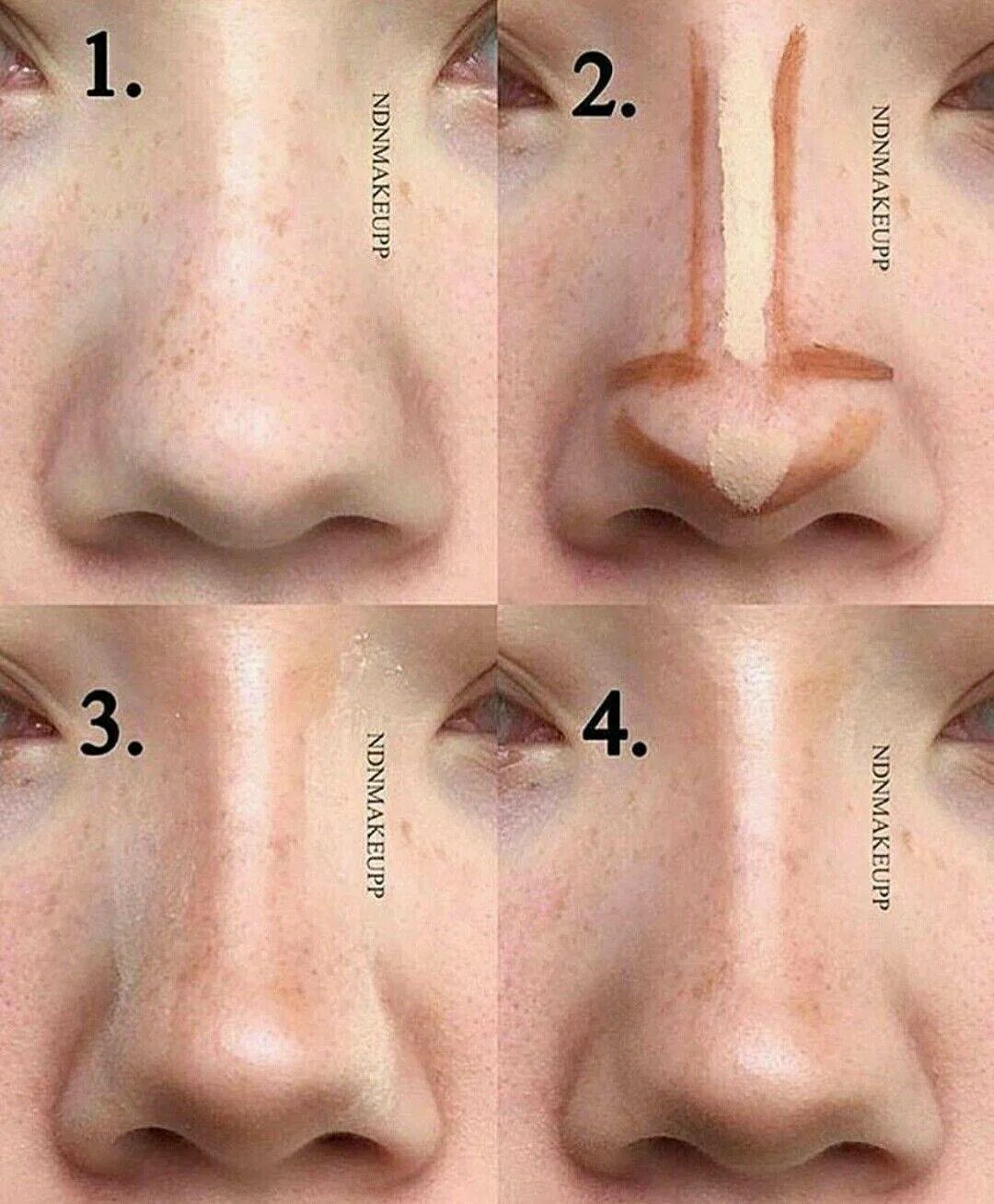 Контуринг носа с горбинкой. Крем для уменьшения носа. Коррекция формы носа макияж. Как уменьшить ноздри. Упражнения для кончика носа.