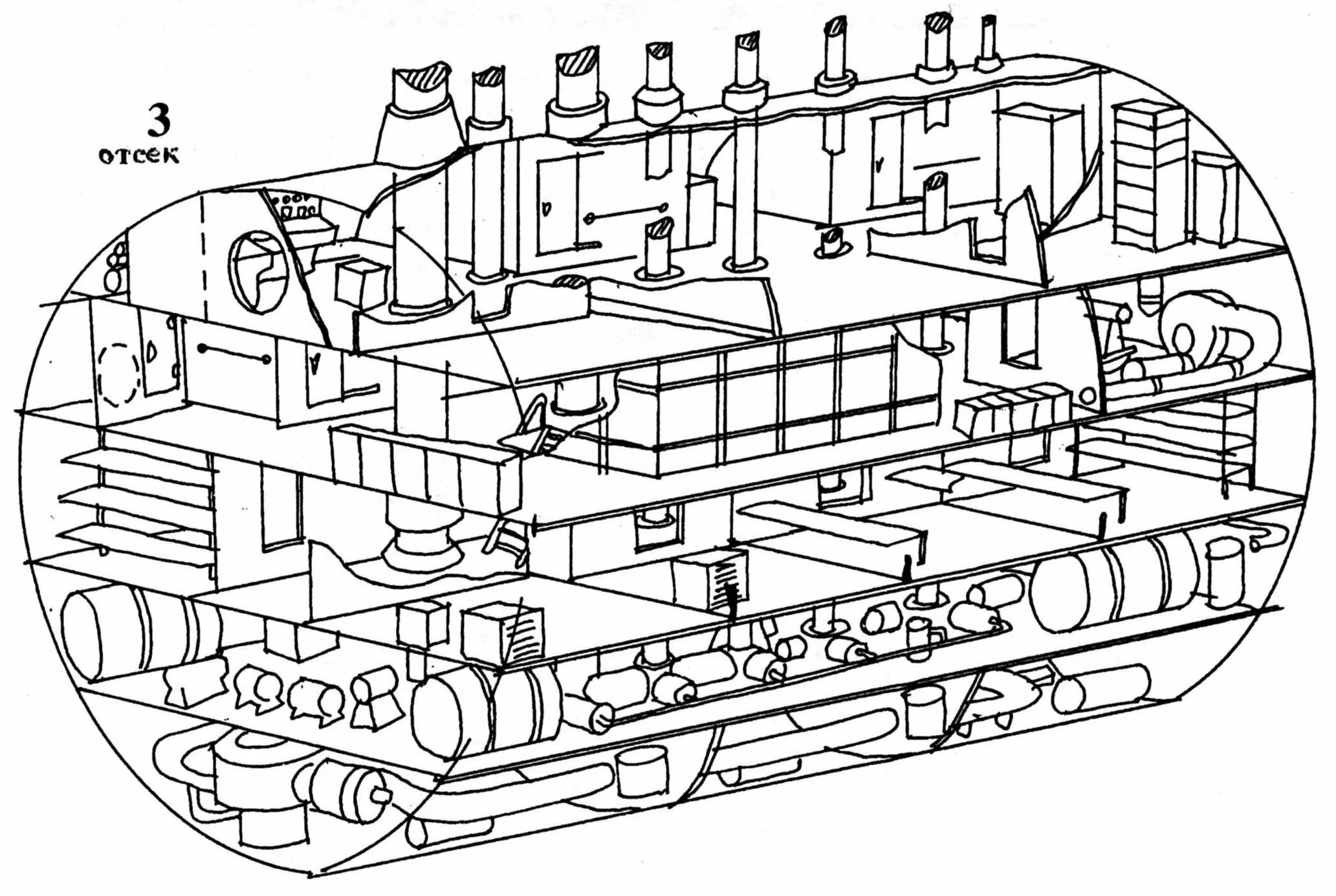 Сборка подводной лодки. Чертёж подводной лодки курс. Схема отсеков атомной подводной лодки «Курск». Чертежи подводной лодки Курск. Схема отсеков подводной лодки Курск.