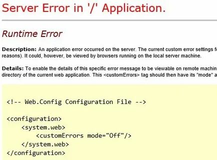 Specific errors