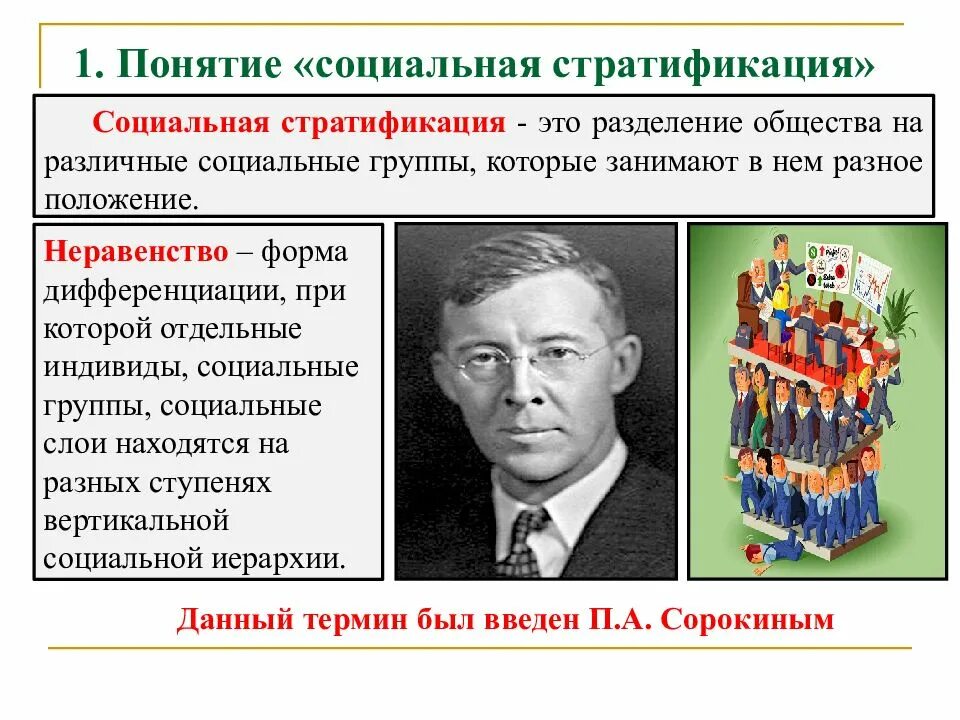 Разделение общества термин