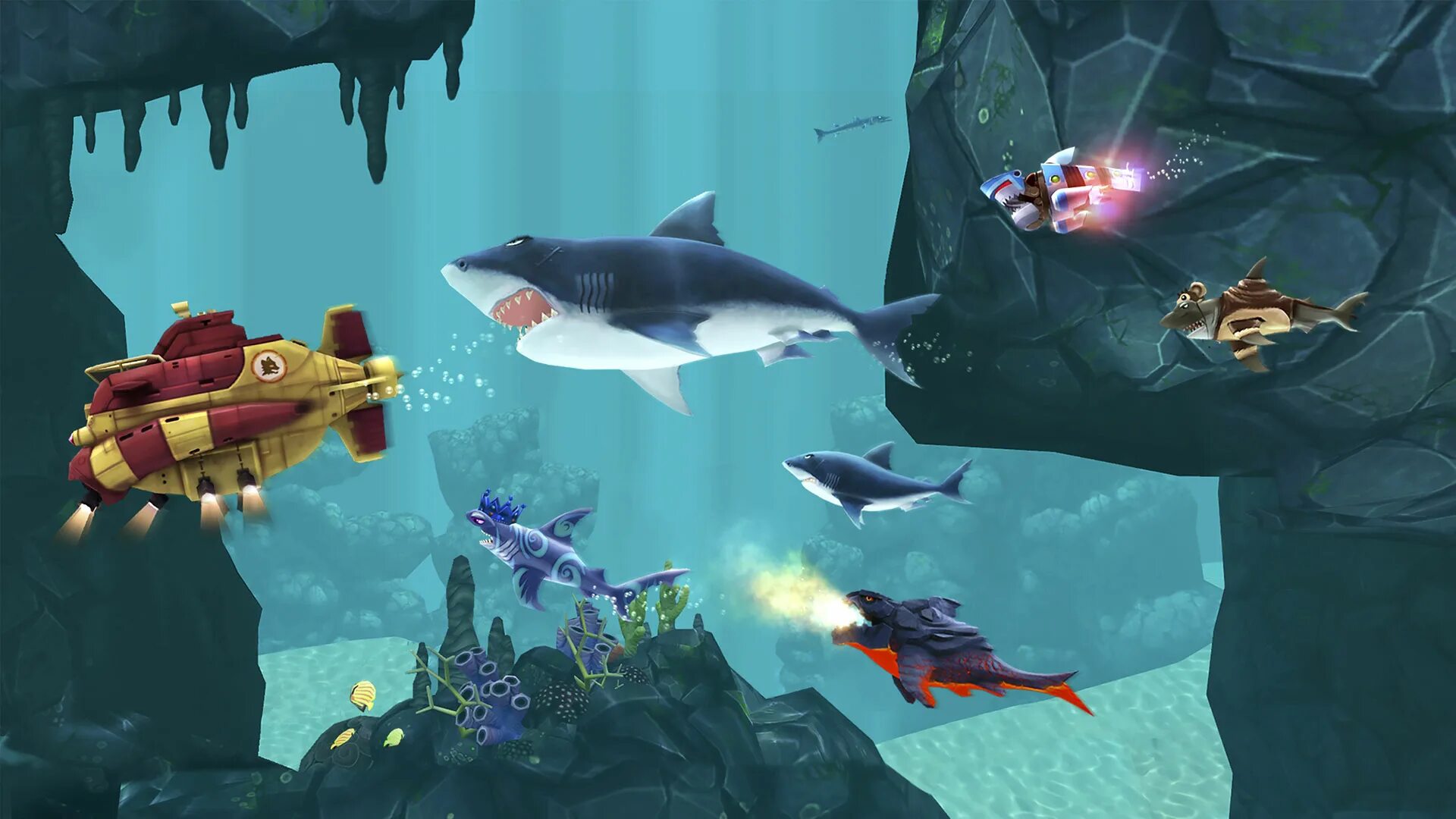 Игра голодная акула 2. Игра Shark Evolution. Акулы из игры hungry Shark. Hungry Shark Evolution Титаник.