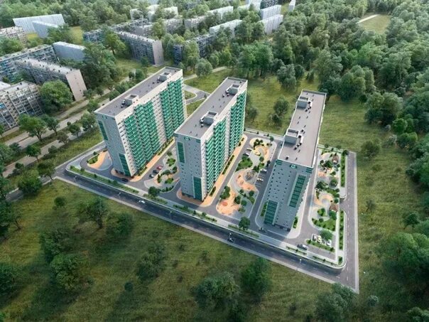 ЖК "Green Park" - Красноярск, ул. Ленинградская, 5Б - от Грин-Парк - продажа ква