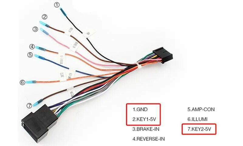 Провода key. Key1 и key2 разъемы в магнитоле. key1 и key2 на китайской магнитоле что это. провод key 1 на китайской магнитоле.