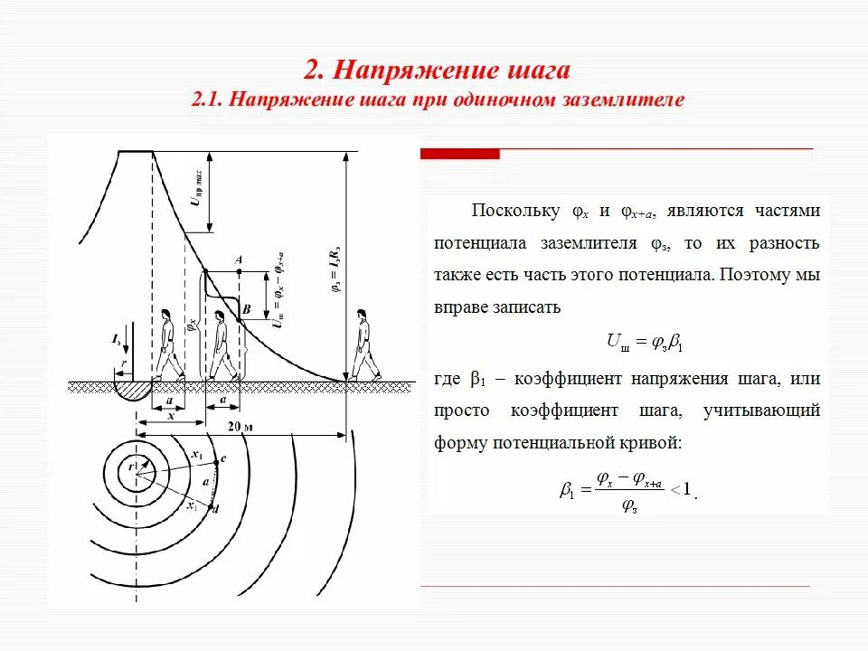 Что такое напряжение шага. Понятие напряжение шага. напряжение прикосновения и напряжение шага. напряжение шага схема формирования. как найти напряжение прикосновения.