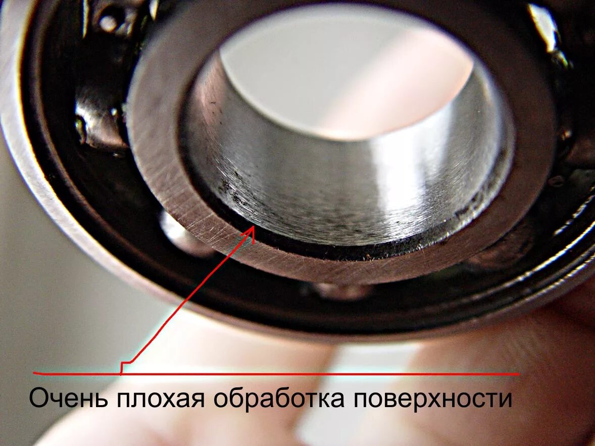 Как проверить состояние подшипника. Фаски на подшипниках. vbf подшипники.