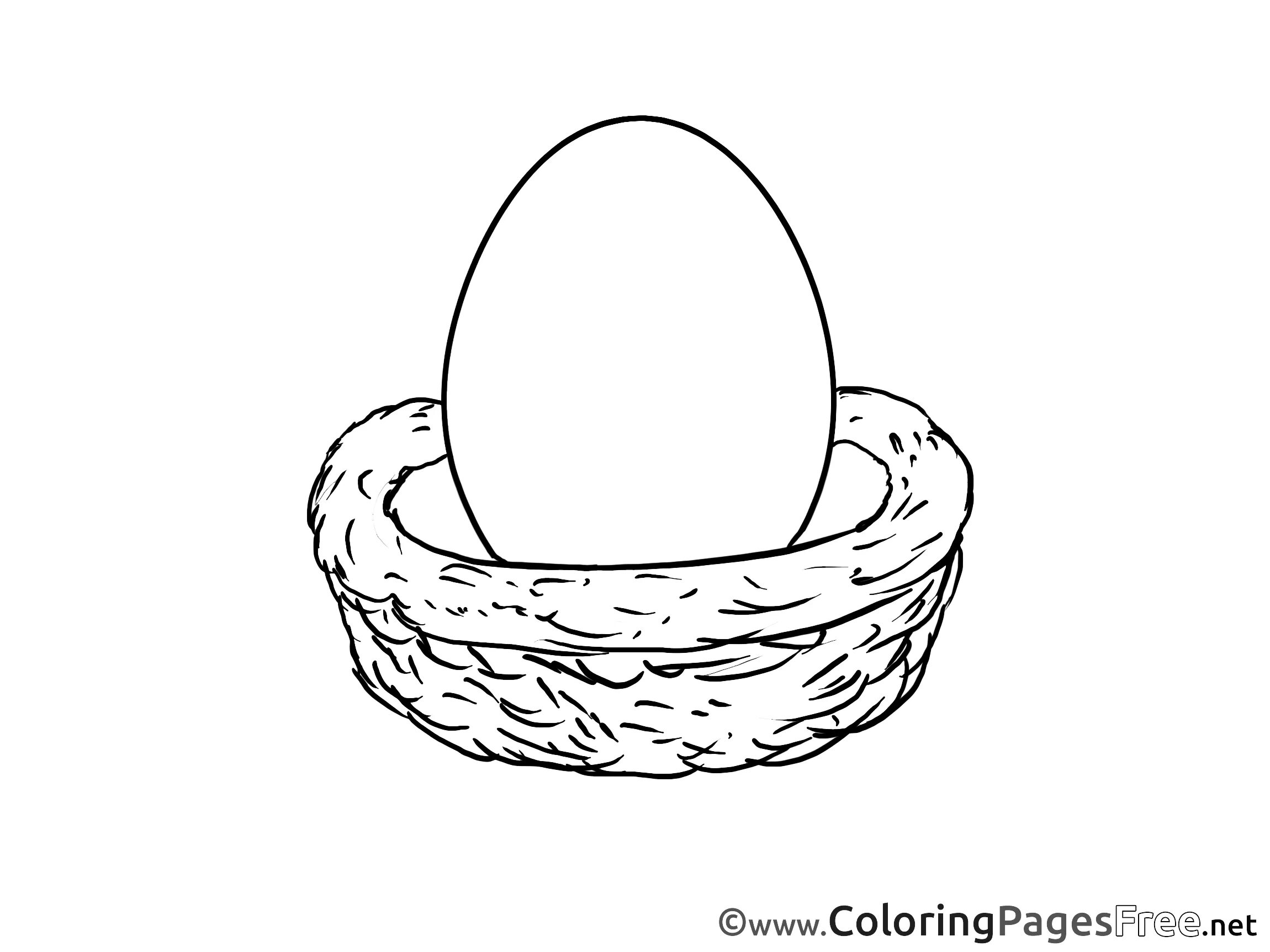 Раскраска. Гнездо раскраска. Раскраска гнездо с яйцами. Гнездо раскраска для детей. Распечатать раскраску яйца