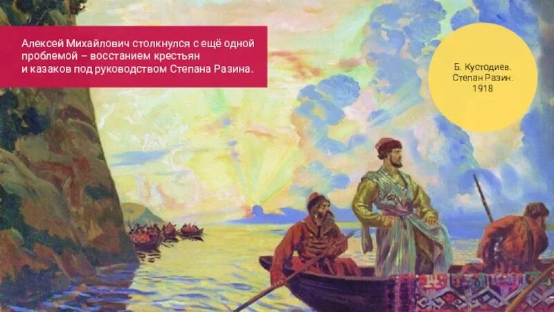 Стенька разин проблематика рассказа. Кустодиев Стенька Разин. Стенька Разин картина Кустодиева.