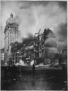 The fire destroyed the building
