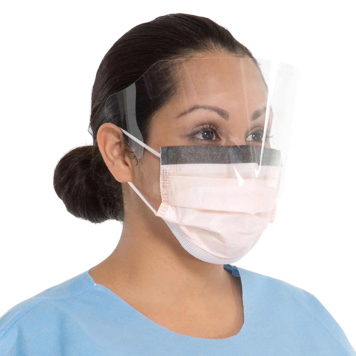 Где купить медицинских масок. Медицинские маски Kimberly Clark. Kimberly-Clark Anti Fog Surgical Mask w/ Splashguard Visor. Маска санитарная. Маска с экраном медицинская.