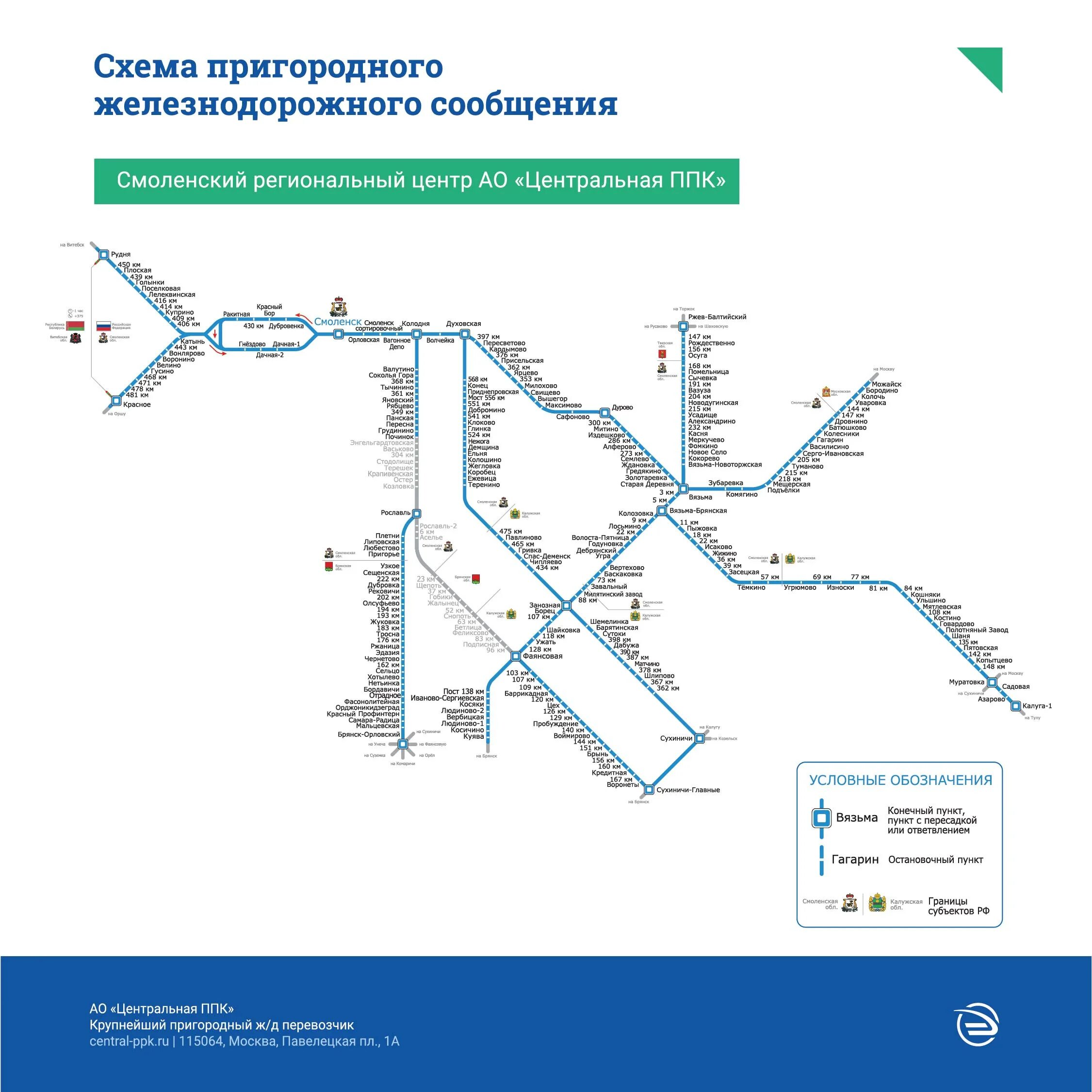 Карта пригородного сообщения. Карта пригородного сообщения