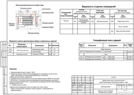 Ведомость здания