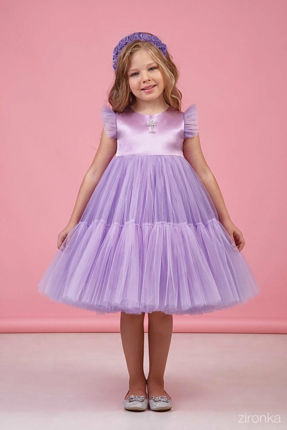 Платье для девочки. Нарядное платье для девочки. Лавандовое платье для девочки. Фиолетовое платье для девочки.