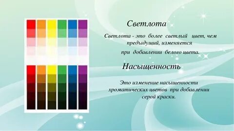 Что определяло цвет первых