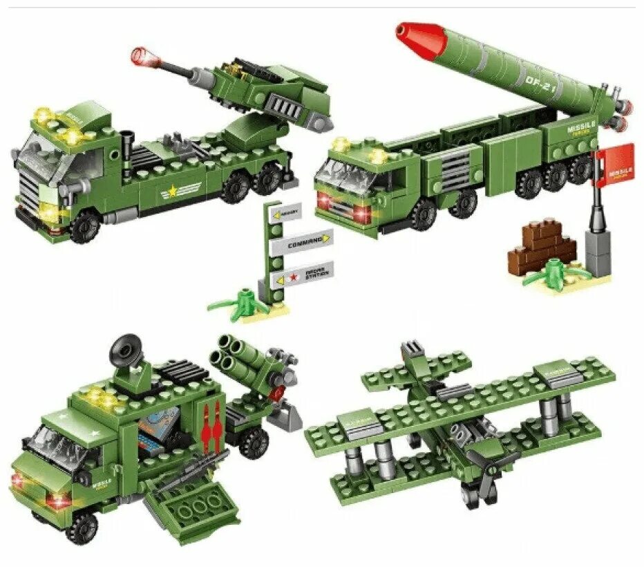 джип с ракетной установкой. конструкторы милитари. конструктор brick ракетная установка. военный танк лего кази. конструкторы милитари.