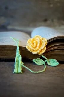 Закладка цветок для книги