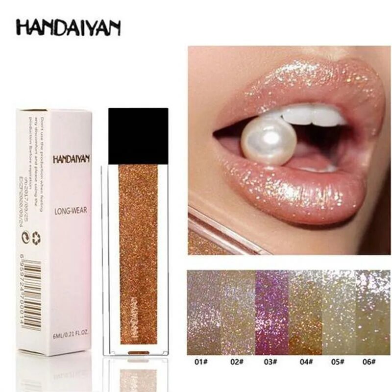 Блеск для губ мерцающий. HANDAIYAN блеск для губ. Помада для губ HANDAIYAN Liquid Lipgloss. HANDAIYAN помады, блески для губ. HANDAIYAN помада матовая.