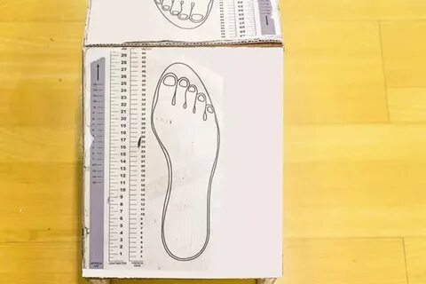 Measured foot