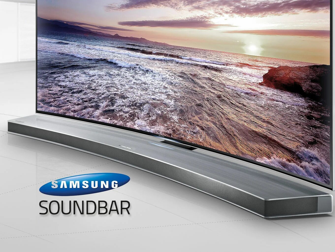 Изогнутый телевизор самсунг 55. Саундбар для телевизора самсунг 75 дюймов. Саундбар Samsung загнутый. Изогнутые телевизоры. Телевизор с изогнутым экраном.