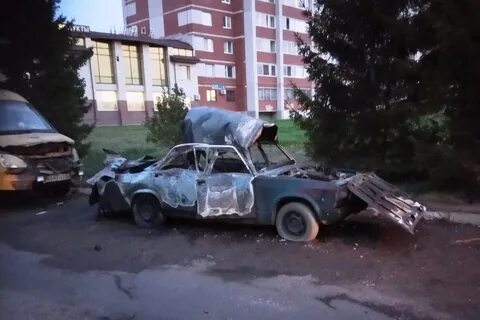 Сгорел ваз 2107