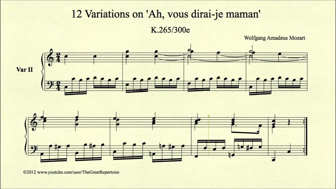 Моцарт песни ноты. Тема вариаций Моцарт. Легкие вариации Моцарт. Моцарт вариации Ноты. Ah vous dirai-je maman Ноты.